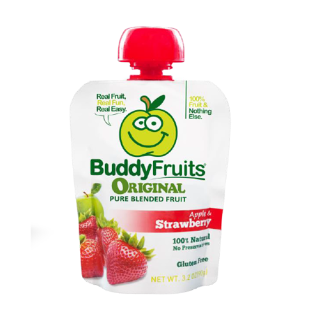 Buddy Fruits Buddy Fruits Pure Blended Strawberry Snack 3.2 oz., PK18 1852181